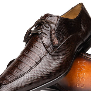 Marco_Di_Milano Merida Brown Leather Dress Shoes