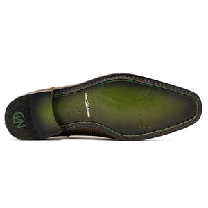 Marco Di Milano Merida Olive Green Leather Shoe