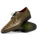 Marco Di Milano Merida Olive Green Leather Shoe