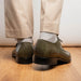 Marco Di Milano Merida Olive Green Leather Shoe