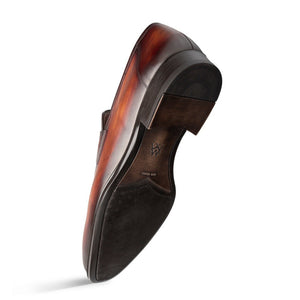 Mezlan Avenue Rubber Sole Penny Loafer