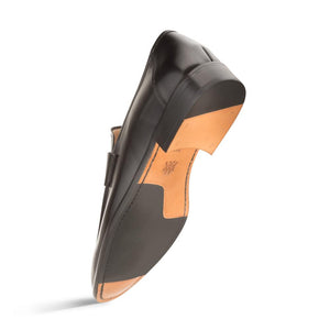Mezlan Calfskin Penny Loafers Black (E20243)