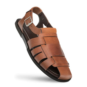 Mezlan Fisherman Sandals Cognac (R20257)