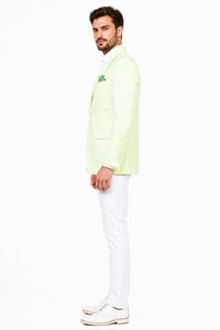 '--> Tazio Men's Summer Blazer | Slim Fit Linen Style | Mint Green