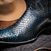 Marco Di Milano Missouri Black & Blue Leather Dress Shoe