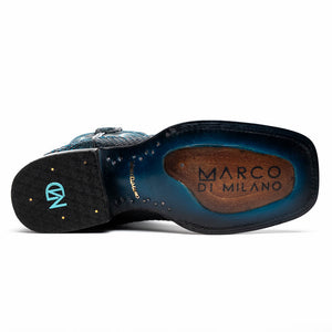 Marco Di Milano Missouri Black & Blue Leather Dress Shoe
