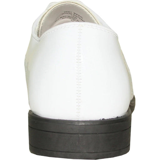 Modern White Tuxedo Shoes by Bravo – Classic Shiny Patent Formal - USA Men's Outlet