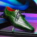 Marco Di Milano Moncalieri Green Leather Loafers