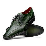 Marco Di Milano Moncalieri Green Leather Loafers