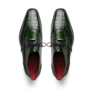 Marco Di Milano Moncalieri Green Leather Loafers