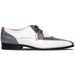 Marco_Di_Milano Moncalieri - Gray & White Leather Loafer