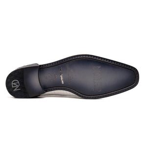 Marco_Di_Milano Moncalieri - Gray & White Leather Loafer