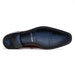 Marco Di Milano Moncalieri - Navy & Red Leather Loafers