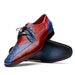Marco Di Milano Moncalieri - Navy & Red Leather Loafers