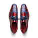 Marco Di Milano Moncalieri - Navy & Red Leather Loafers