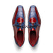 Marco Di Milano Moncalieri - Navy & Red Leather Loafers