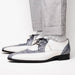Marco_Di_Milano Moncalieri - Gray & White Leather Loafer