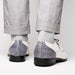 Marco_Di_Milano Moncalieri - Gray & White Leather Loafer
