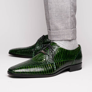 Marco Di Milano Moncalieri Green Leather Loafers