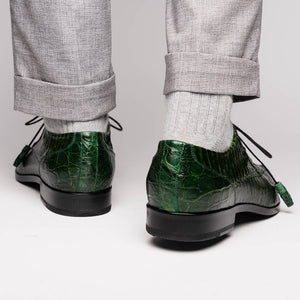 Marco Di Milano Moncalieri Green Leather Loafers