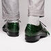 Marco Di Milano Moncalieri Green Leather Loafers