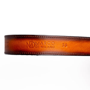 Marco Di Milano Montana Belt – Aged Maple Leather Shoe