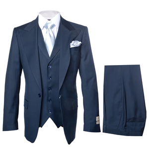 Navy Single Breast Lapel by Rossiman