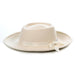 Off White Wide Brim Fedora - Earp - Ferrecci USA 