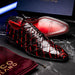 Marco_Di_Milano Olivieri Blackcherry Leather Shoe
