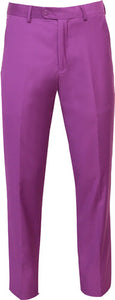 Mens Slim Fit Light Purple Dress Pants – Modern Formal Trousers for Business, Weddings and Parties