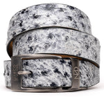 Marco_Di_Milano Domenico Belt Antique Newspaper Leather Shoe