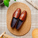 Zelli Palio Crocodile and Calfskin Basketweave Loafer in Cognac