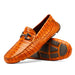 Marco Di Milano Parma Caiman Belly Bit Drivers Brandy