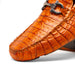Marco Di Milano Parma Caiman Belly Bit Drivers Brandy