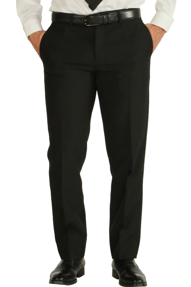 Paul Lorenzo 1969 Black Solid Slim Fit Suit (2-Piece Set)