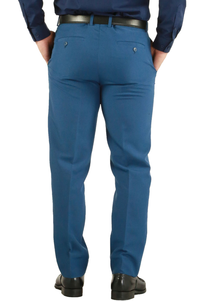 Paul Lorenzo 1969 Indigo Solid Slim Fit Suit (2-Piece Set)