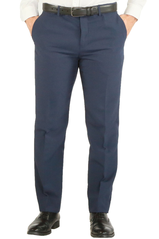 Paul Lorenzo 1969 Navy Solid Slim Fit Suit (2-Piece Set)