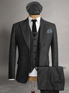 Mens Great Gatsby Outfit - 1920s Gangster Outfit Look in Charcoal