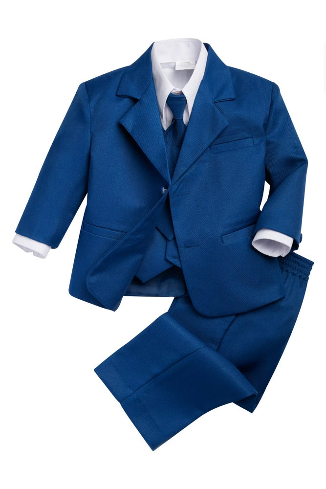"Joey" Kids Cobalt Suit 5-Piece Set