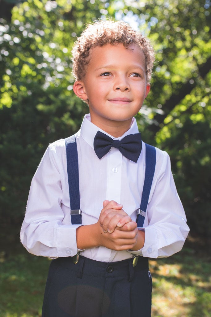 "River" Kids Navy 4-Piece Barn Wedding Set