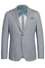 Pelago Light Grey Unconstructed Sport Blazer w/Patch Pockets - Elegant Mensattire