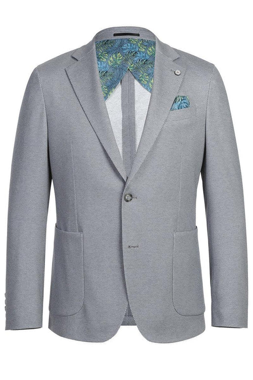 Pelago Light Grey Unconstructed Sport Blazer w/Patch Pockets - USA Men's Outlet