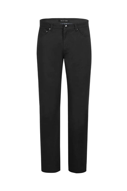 "Pelago Men's Black Cotton Stretch Chino Dress Pants" - USA Men's Outlet