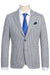 "Pelago Men's Half Canvas Unconstructed Blazer in Black & White Houndstooth" - USA Men's Outlet