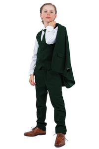 "Noah" Perry Ellis Kids Green Suit (5-Piece Set)