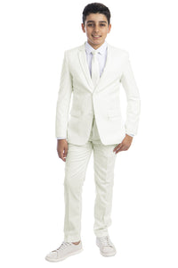 "Noah" Perry Ellis Kids Off-White 5-Piece Suit