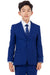 "Perry Ellis Royal Blue Vested Boys' Wedding Suit" - USA Men's Outlet