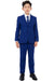 "Perry Ellis Royal Blue Vested Boys' Wedding Suit" - USA Men's Outlet