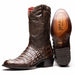 Marco_Di_Milano Phoenix: Aged Brown Leather Luxury Shoe