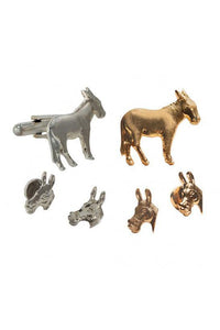 Democrat Donkey Studs and Cufflinks Set